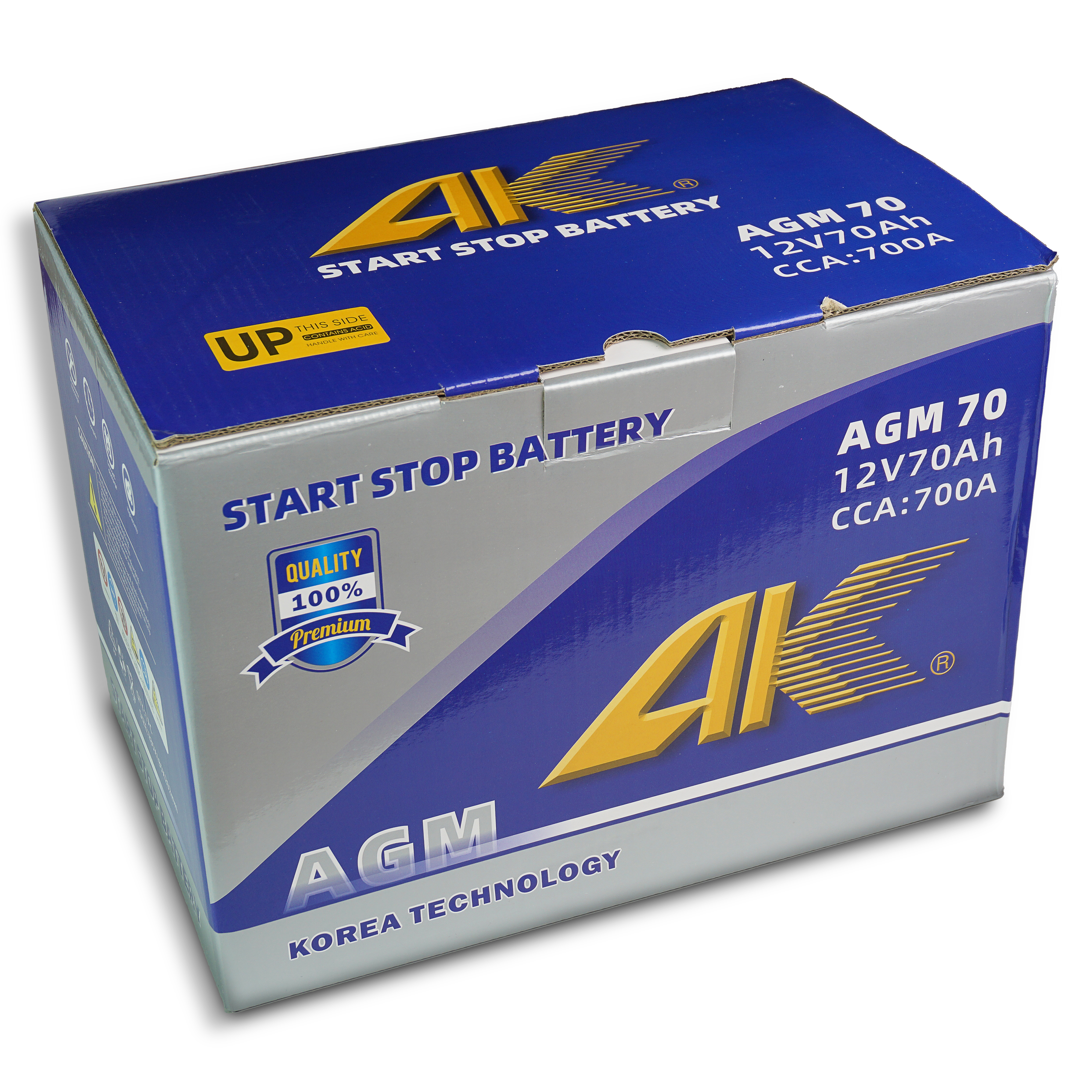 AK Premium AGM 70 packaging