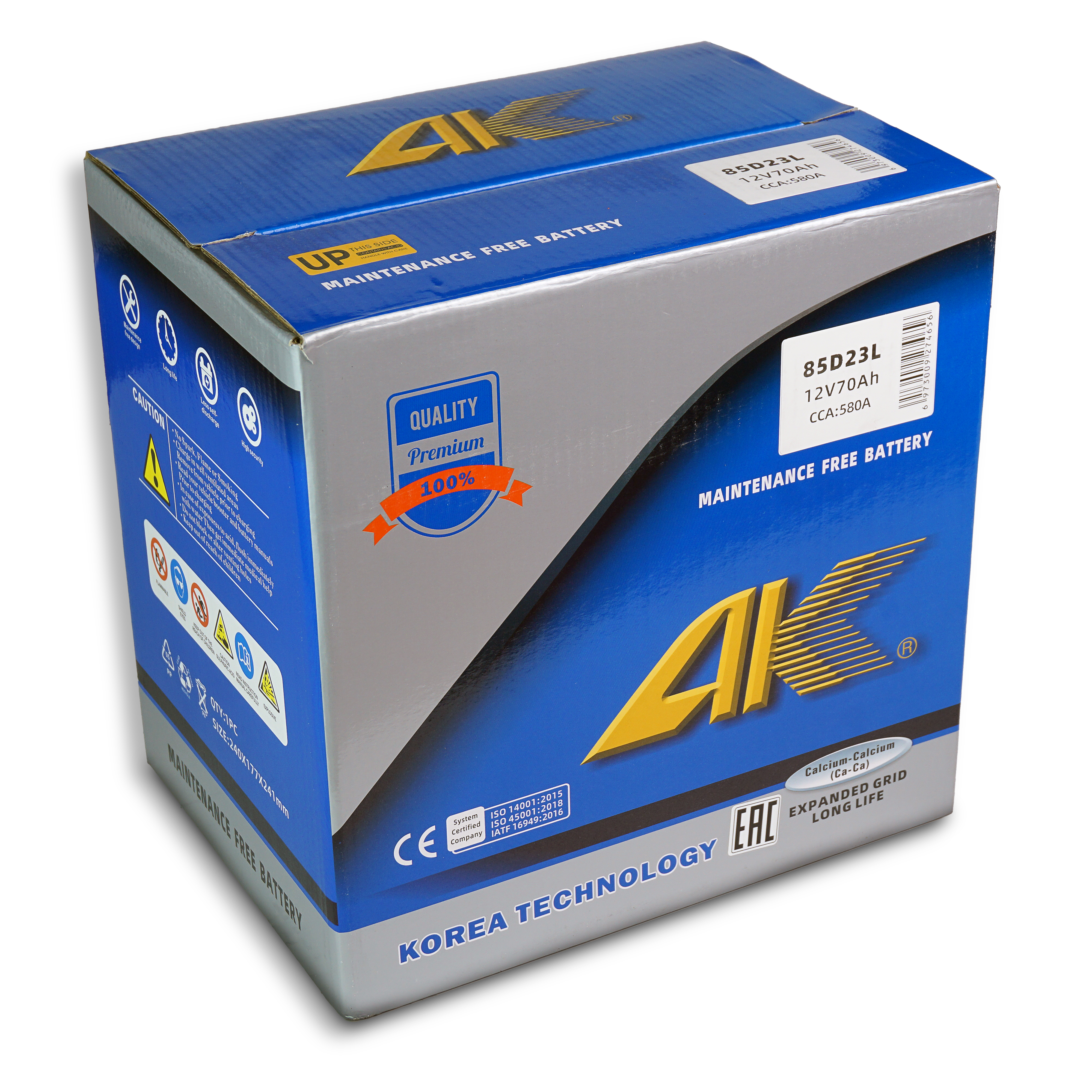 AK Expanded Grid 85D23L packaging